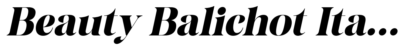 Beauty Balichot Italic